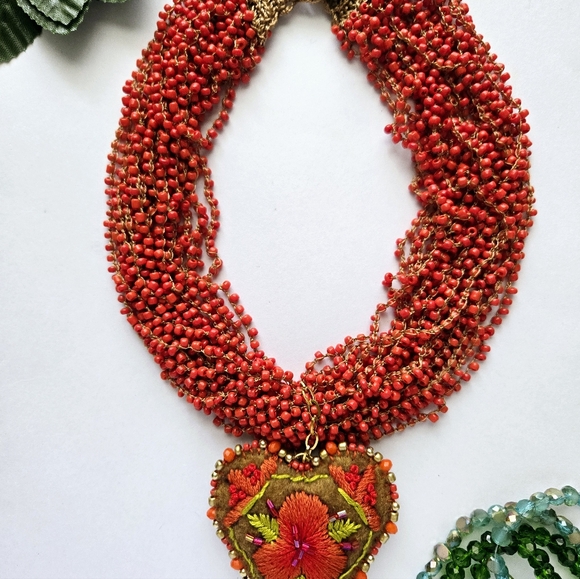 Handmade Mexican Necklace - Picture 6 of 7